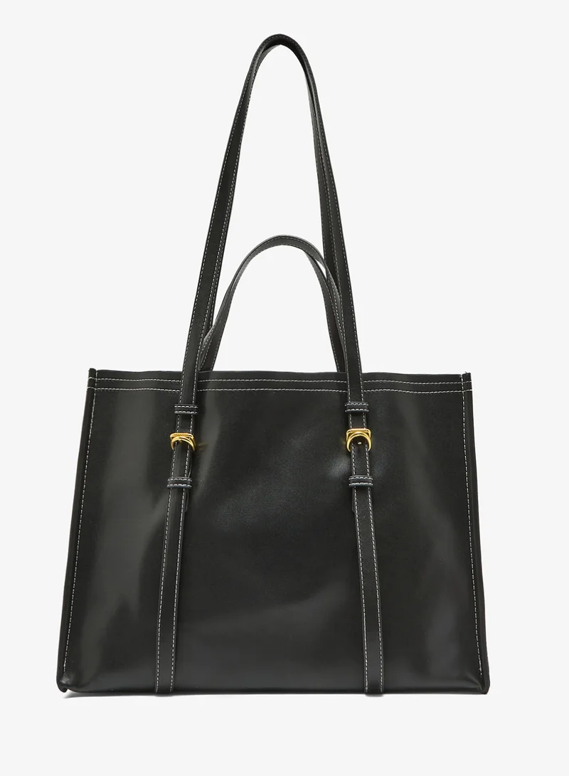 ELLA Metal Buckle Embellished Tote bag